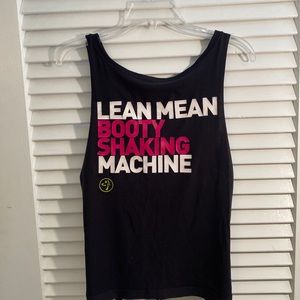 Pre-Loved One of a Kind Customized Zumba Tank